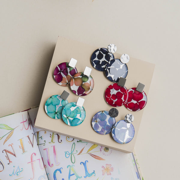ROUND PENDANT EARRINGS - RA28A