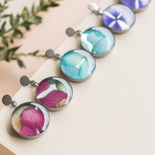 ROUND PENDANT EARRINGS - RA02A