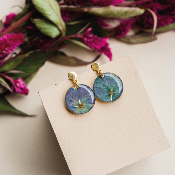 ROUND PENDANT EARRINGS -RA08D