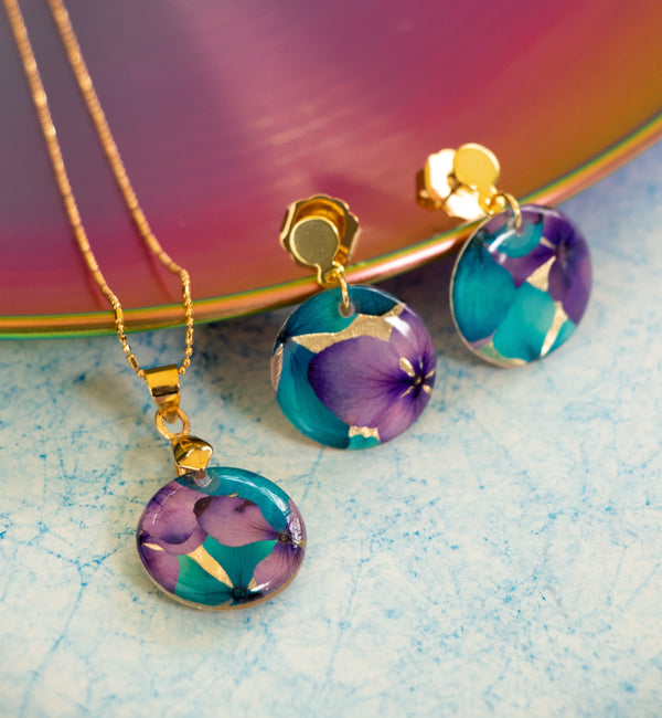 NECKLACE /PENDANT EARRING -SET -RC137D