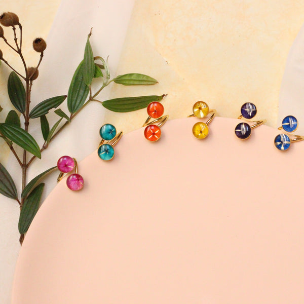 Double hoop ring