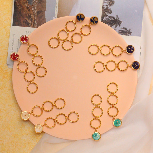 3-hoop earrings