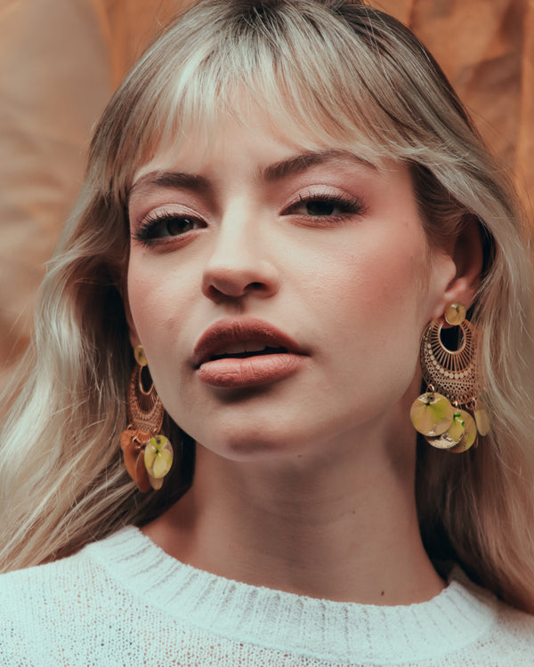 FILIGREE PENDANT EARRINGS - RA118D
