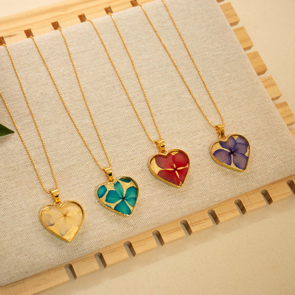 HEART SHAPED CHARM-NECKLACE - RC251D