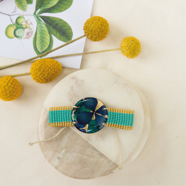 MEDIUM WOVEN/BEADED BRACELET - RP64D.