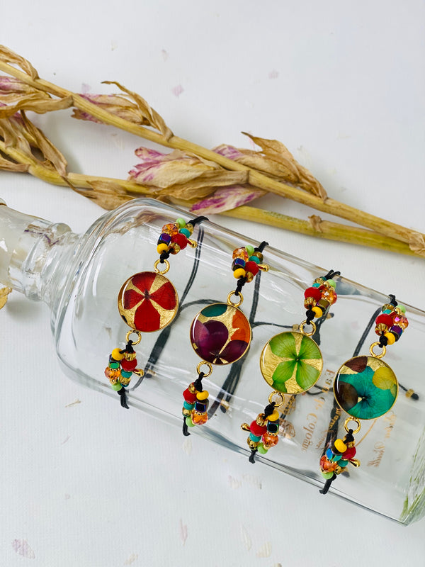 SIMPLE WOVEN/BEADED BRACELET - RP38D